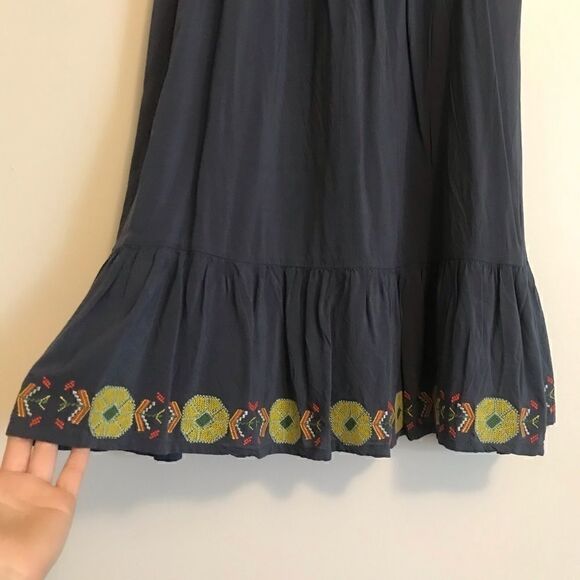 Fossil Embroidered Sleeveless Peasant Dress - Picture 6 of 7
